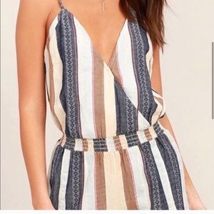 O’Neill Striped Romper, Medium
